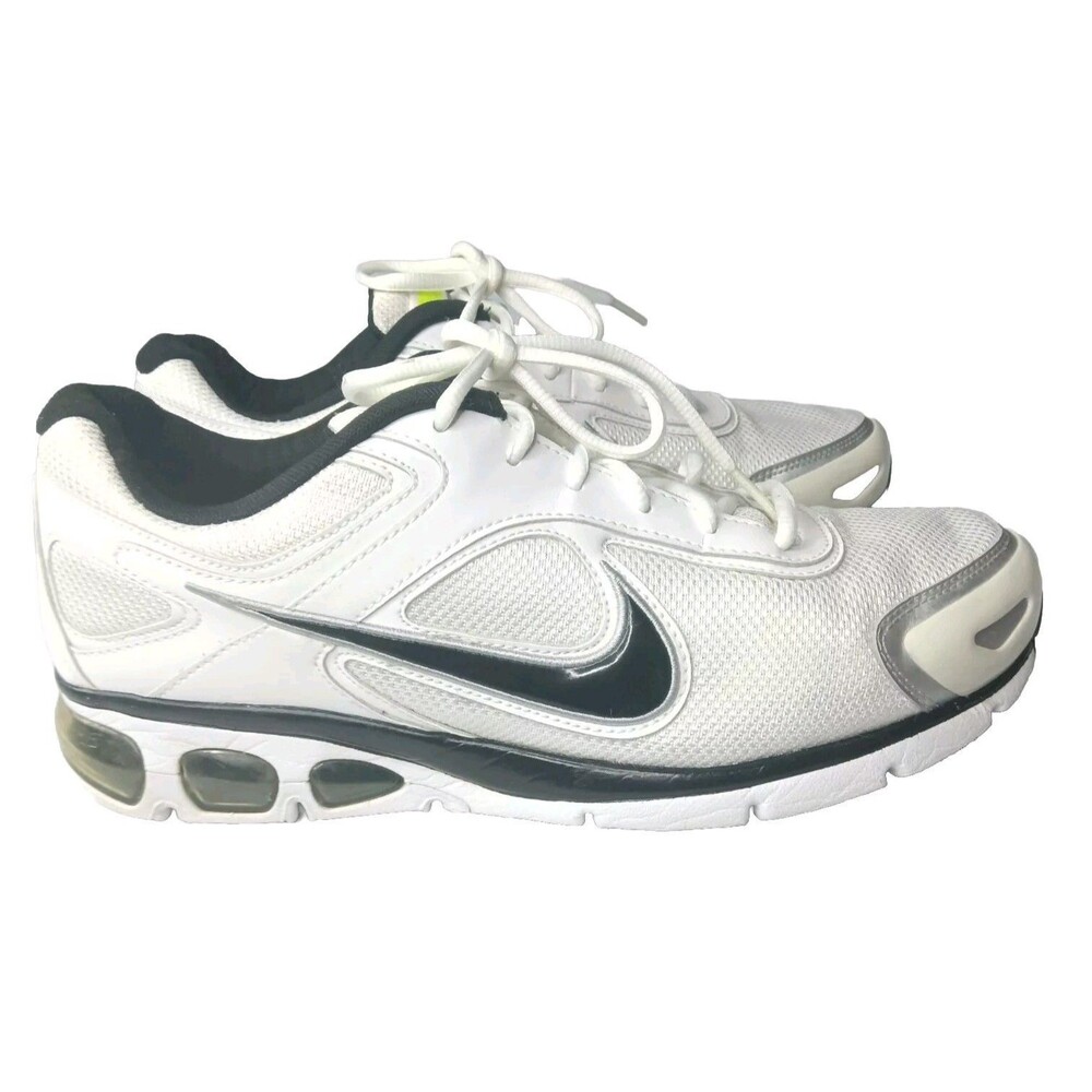 Nike Air Max Agitate 2 Men's Shoes Size 10.5 White/Black